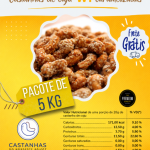 Castanhas de Caju Caramelizadas