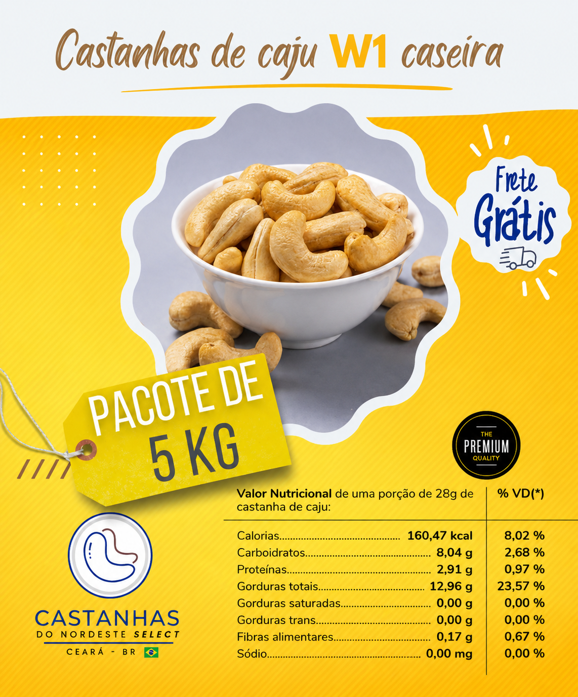 Castanha de Caju W1 Caseira
