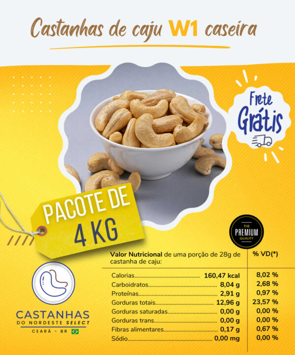 Castanha de Caju W1 Caseira