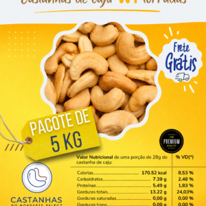 Castanhas de Caju Torradas